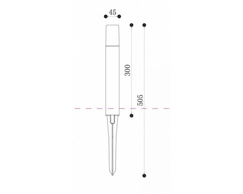 Наземный низкий светильник Maytoni Talpa O416FL-L3GR3K1