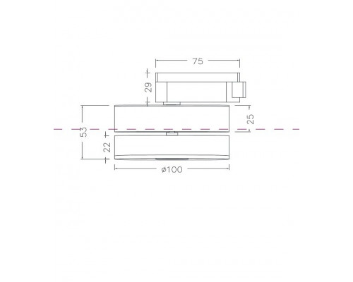 Накладной светильник Maytoni Magic TR006-1-12W3K-B4K