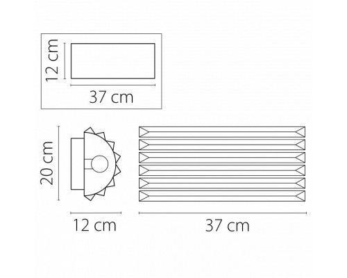 Накладной светильник Lightstar Limpio 722660