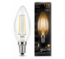 Лампа светодиодная Gauss LED Filament E14 11Вт 2700K 103801111