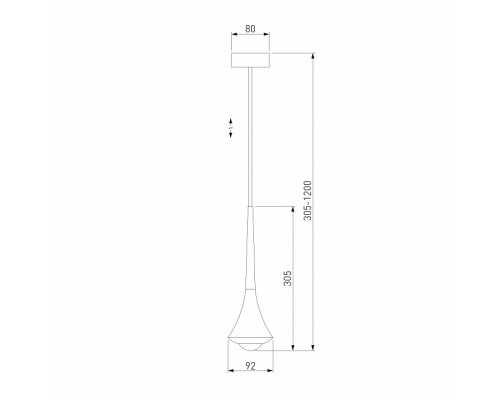 Подвесной светильник Elektrostandard Hill a060352