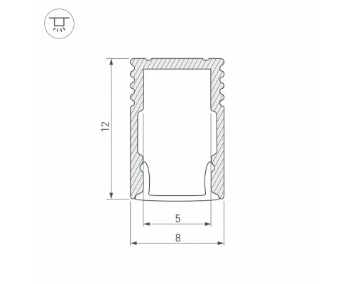 Короб накладной Arlight SL-MINI 36833