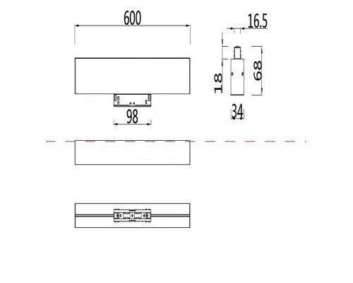 Накладной светильник Maytoni BASIS TR012-2-20W3K-W