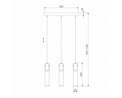 Подвесной светильник TK Lighting Look 855 Look Graphite