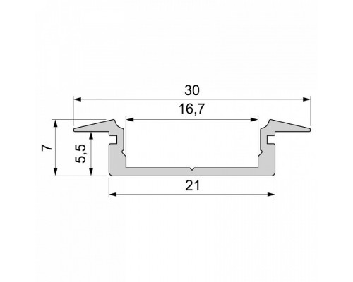 Профиль встраиваемый Deko-Light ET-01-15 975065