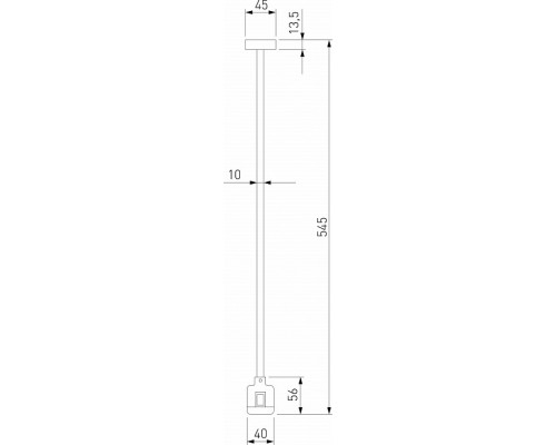 Основание на штанге Elektrostandard Esthetic Magnetic a065448