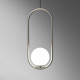 Подвесной светильник Imperiumloft Matthew Mccormick Hoop Silver Mila Pendant HOOP-B01