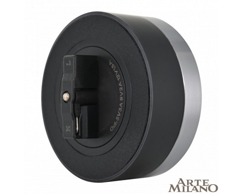 Розетка USB и type C на треке Arte Milano Am-track-sockets 380066TS LED/USB-Type-C Grey