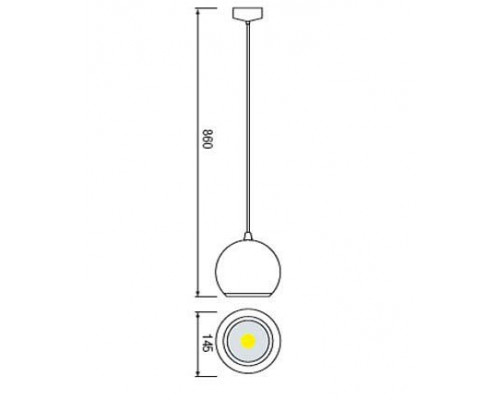 Подвесной светильник Horoz Electric  HRZ00000792