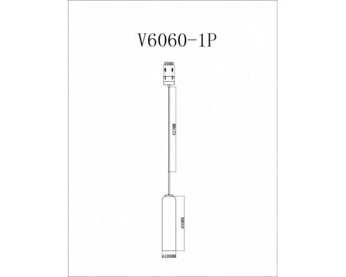 Подвесной светильник Moderli Celebria V6060-1P