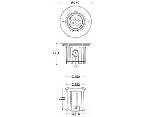 Встраиваемый в дорогу светильник Deko-Light Soft Flex 18 730266