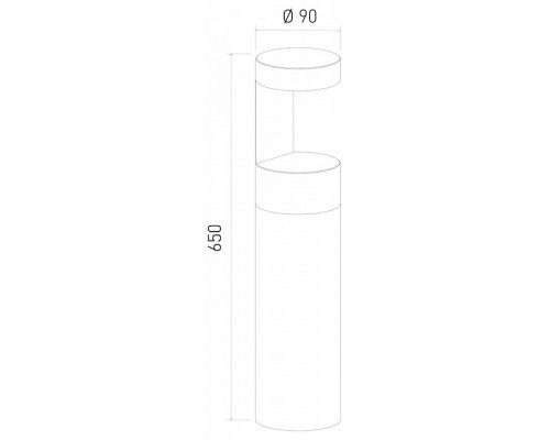 Наземный низкий светильник Elektrostandard Nimbus a055641