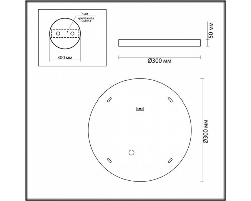 Накладной светильник Odeon Light Bergi 5079/24L