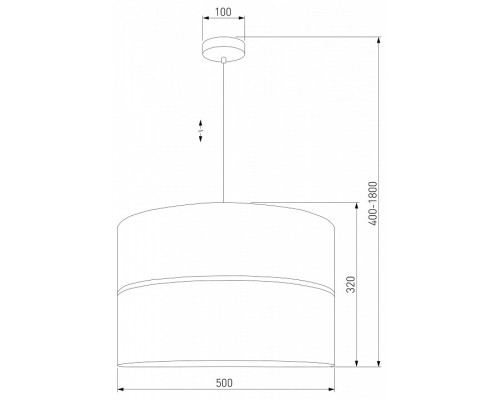 Подвесной светильник TK Lighting Hilton 534 Hilton