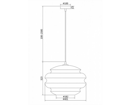 Подвесной светильник Maytoni Ruche P078PL-01BL