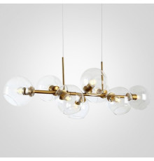 Подвесная люстра Imperiumloft Staggered Glass Chandelier 8 40.2211