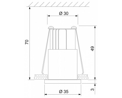 Встраиваемый светильник Elektrostandard 15269/LED a056022