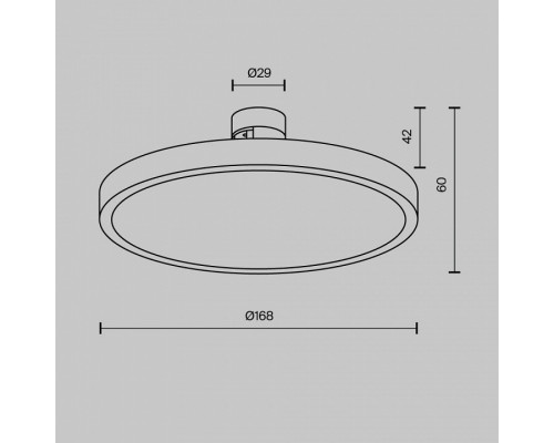 Накладной светильник Maytoni Plato TR153-1-10W3K-B