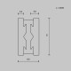 Трек накладной Maytoni Busbar trunkings Flarity TRX154-112BS