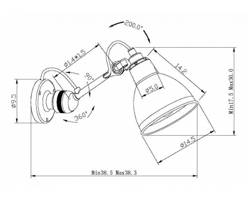 Бра Lightstar Loft 765606