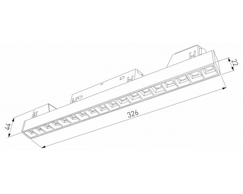 Встраиваемый светильник Elektrostandard Slim Magnetic a067377