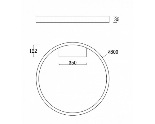 Накладной светильник Maytoni Rim MOD058CL-L50B4K