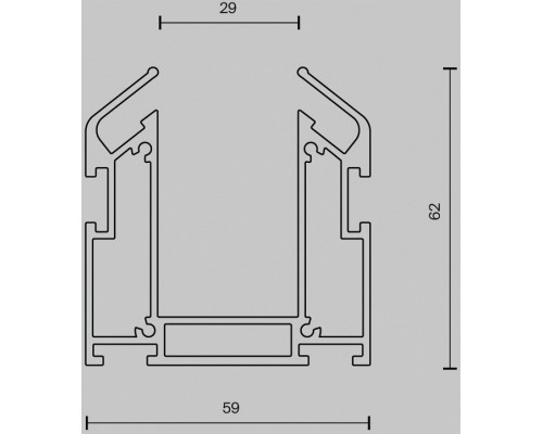 Трек встраиваемый Maytoni Busbar trunkings Exility TRA034MP-212S