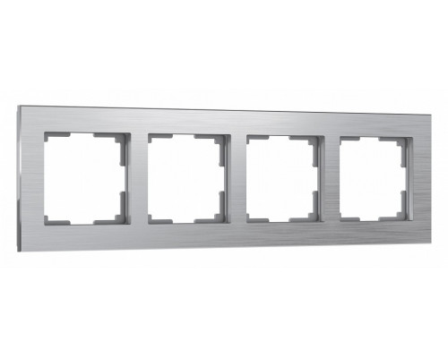 Рамка на 4 поста Werkel Aluminium (алюминий) W0041706