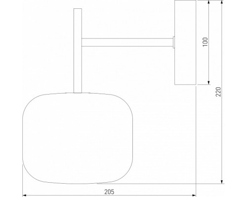 Бра Eurosvet Jar 70128/1 хром