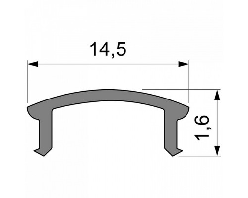 Профиль накладной Deko-Light F-01-10 983561