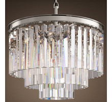 Подвесная люстра Imperiumloft Rh 1920S Odeon Clear Glass Fringe 40.1539