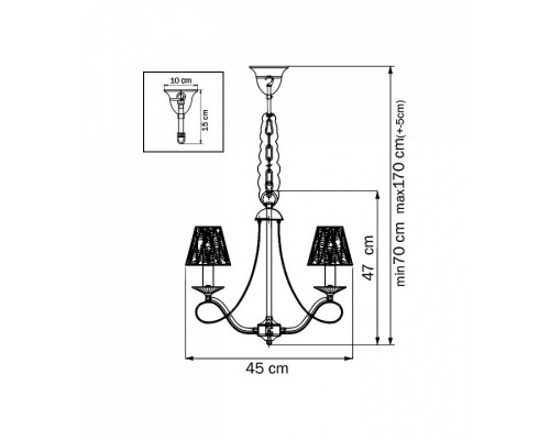 Подвесная люстра Lightstar Riccio 705032K