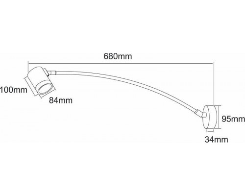 Подсветка для зеркала Deko-Light Mobby II 688008