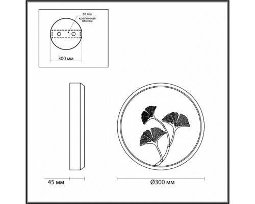 Накладной светильник Odeon Light East 6682/12WL