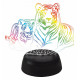 Зверь декоративный Uniel ULI-M508 RGB/3AA TIGER FAMILY/BLACK UL-00008403