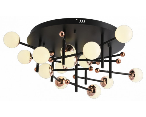 Потолочная люстра Natali Kovaltseva LOFT LED LED LAMPS 81344 GOLD BLACK