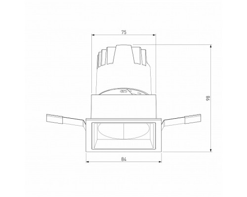 Встраиваемый светильник Elektrostandard Inline a064614