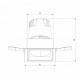 Встраиваемый светильник Elektrostandard Inline a064614