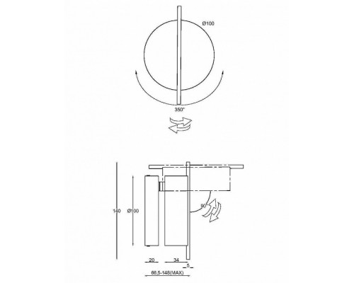 Бра Maytoni Nuance MOD180WL-L4W3K1