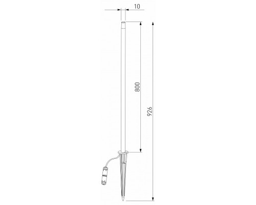 Наземный низкий светильник Elektrostandard Lumos a066689