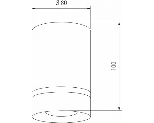 Накладной светильник Elektrostandard Topper a063932