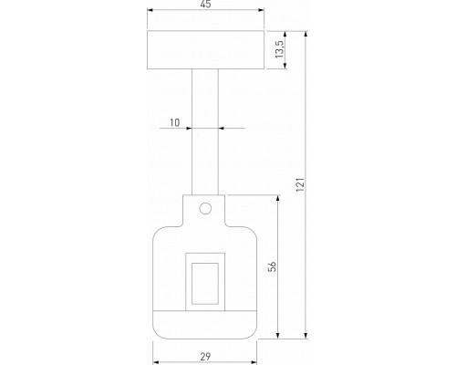 Основание на штанге Elektrostandard Esthetic Magnetic a065437