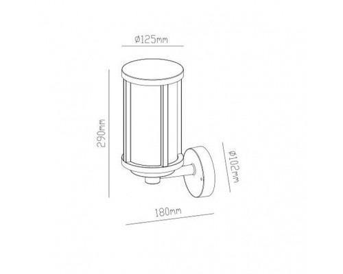 Светильник на штанге Arte Lamp Toronto A1036AL-1BK