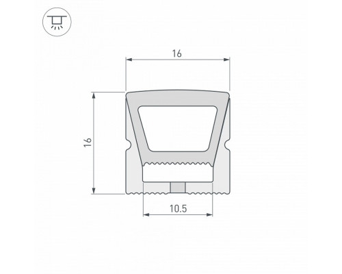 Короб накладной гибкий Arlight WPH 040270