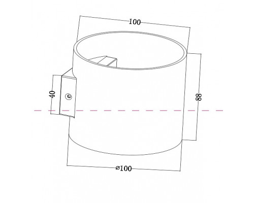 Бра Maytoni Rond C066WL-01MG