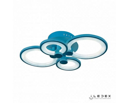 Потолочная люстра iLedex Ring A001/4 BLUE