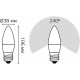 Лампа светодиодная Gauss Свеча E27 9.5Вт 6500K 103102310