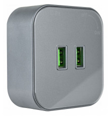 Розетка 2xUSB на треке Arte Milano Am-track-sockets 380022TS/USBx2 Grey