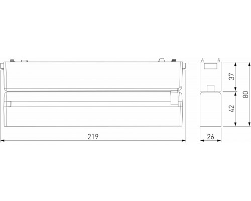 Накладной светильник Elektrostandard Flat Magnetic a063710