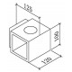 Накладной светильник DesignLed Kub LWA0100A-BL-WW